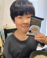 .トリュフリゾットの素🍄フリーズドライだからどこでもお湯さえあれば簡単に美味しいトリュフリゾットが食べられる素敵商品ご飯の上に乗せてお湯をかけて混ぜる30秒で美味しい🤤面倒だと…のInstagram画像