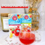 クールセンセーション＜ストロベリー＆オレンジ/パイナップル＆マンゴー＞でひんやり初夏のティータイム♪🍓🍊フルーツや果汁ビッツ、ステビアリーフをブレンドした自然な甘みでお子さんやハーブ初心者の…のInstagram画像