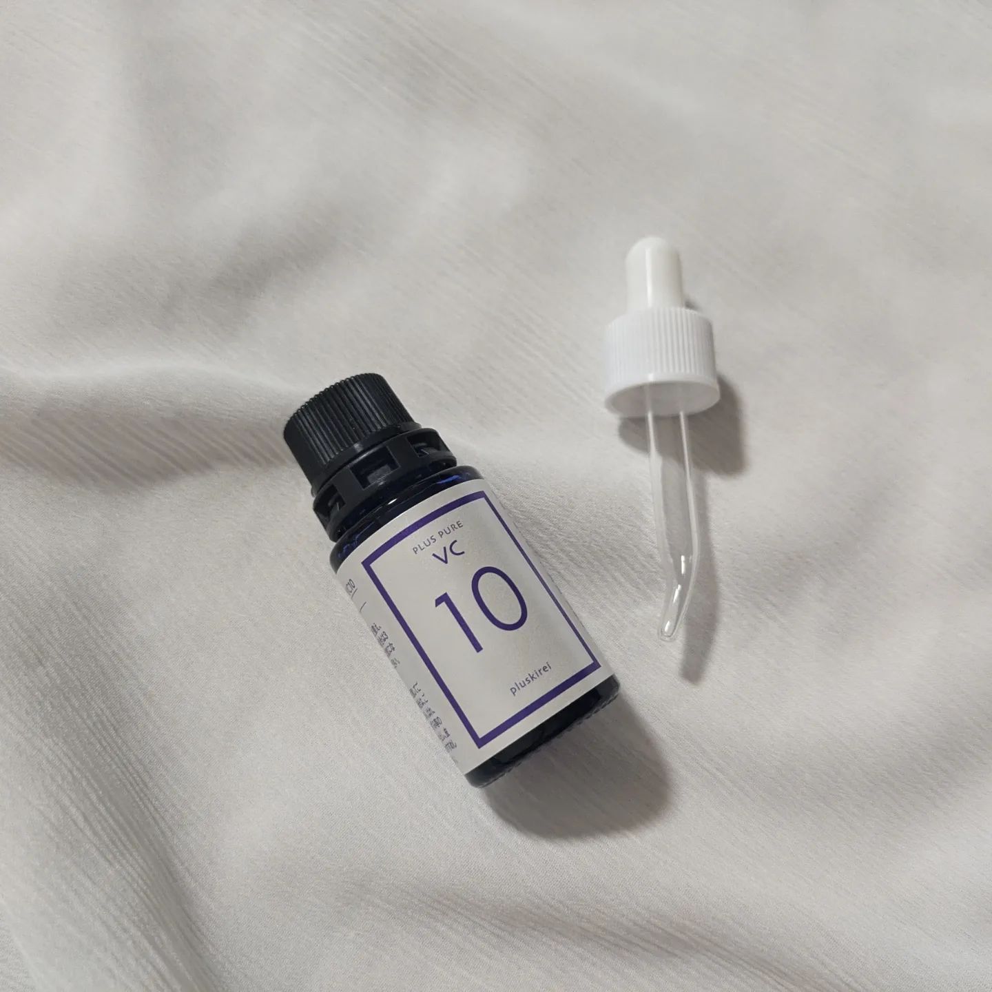 口コミ投稿：プラスピュアVC10 10ml✨10％ピュアビタミンC（※1）美容液です！水を一切使わず作られ…