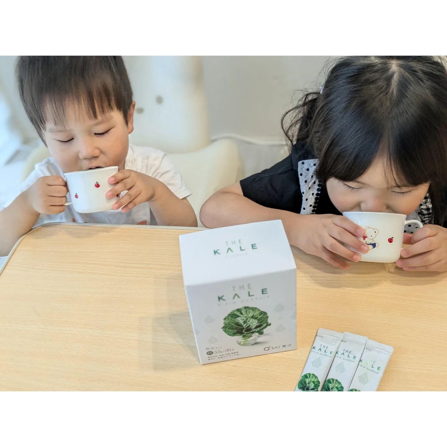 口コミ投稿：💚最近、私と、2歳の息子、5歳の娘の食事やおやつに、@kyusai_kale_officialザ・ケー…
