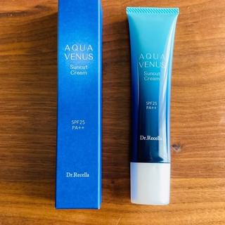 口コミ投稿：【Dr.Recella】サンカットクリーム超しっとり&ハリのある仕上がりに大満足✨仕事のな…