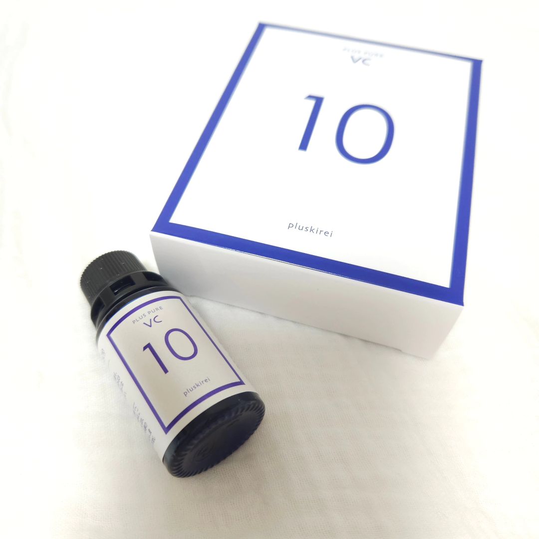 口コミ投稿：プラスキレイから10％ピュアビタミンC美容液プラスピュアVC10☑水を使わずつくられた…