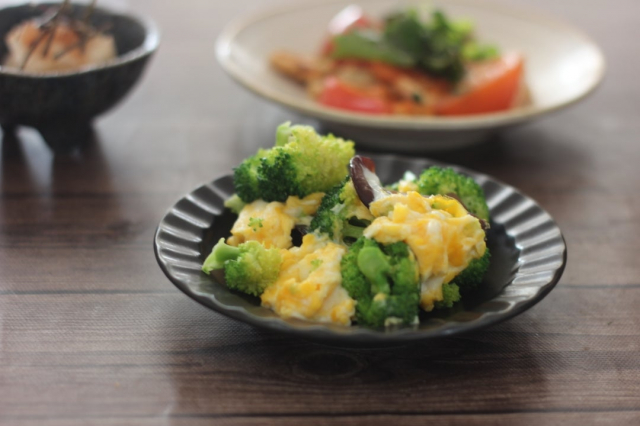 口コミ：ブロッコリーときくらげの卵炒めとまごわやさしいダイエット献立の画像（1枚目）