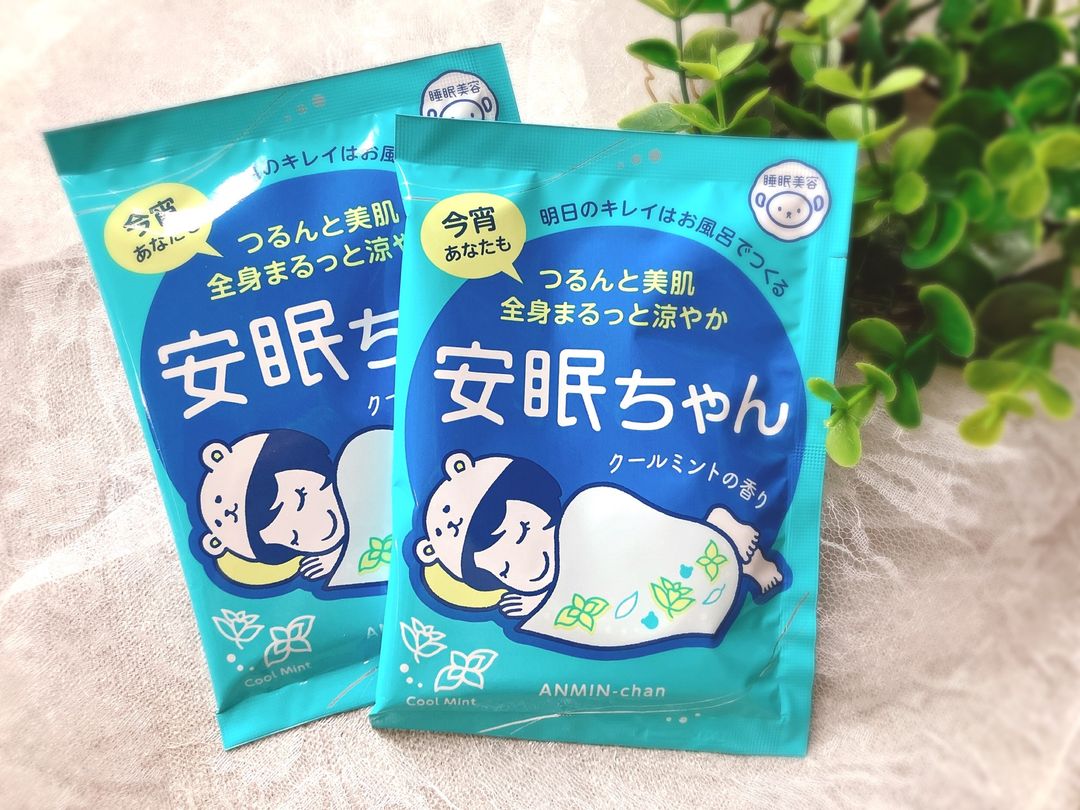 口コミ投稿：睡眠美容安眠ちゃん クールミントの香り🩵🛀▶ @ishizawalab 粒が多きめだけどすぐに溶…