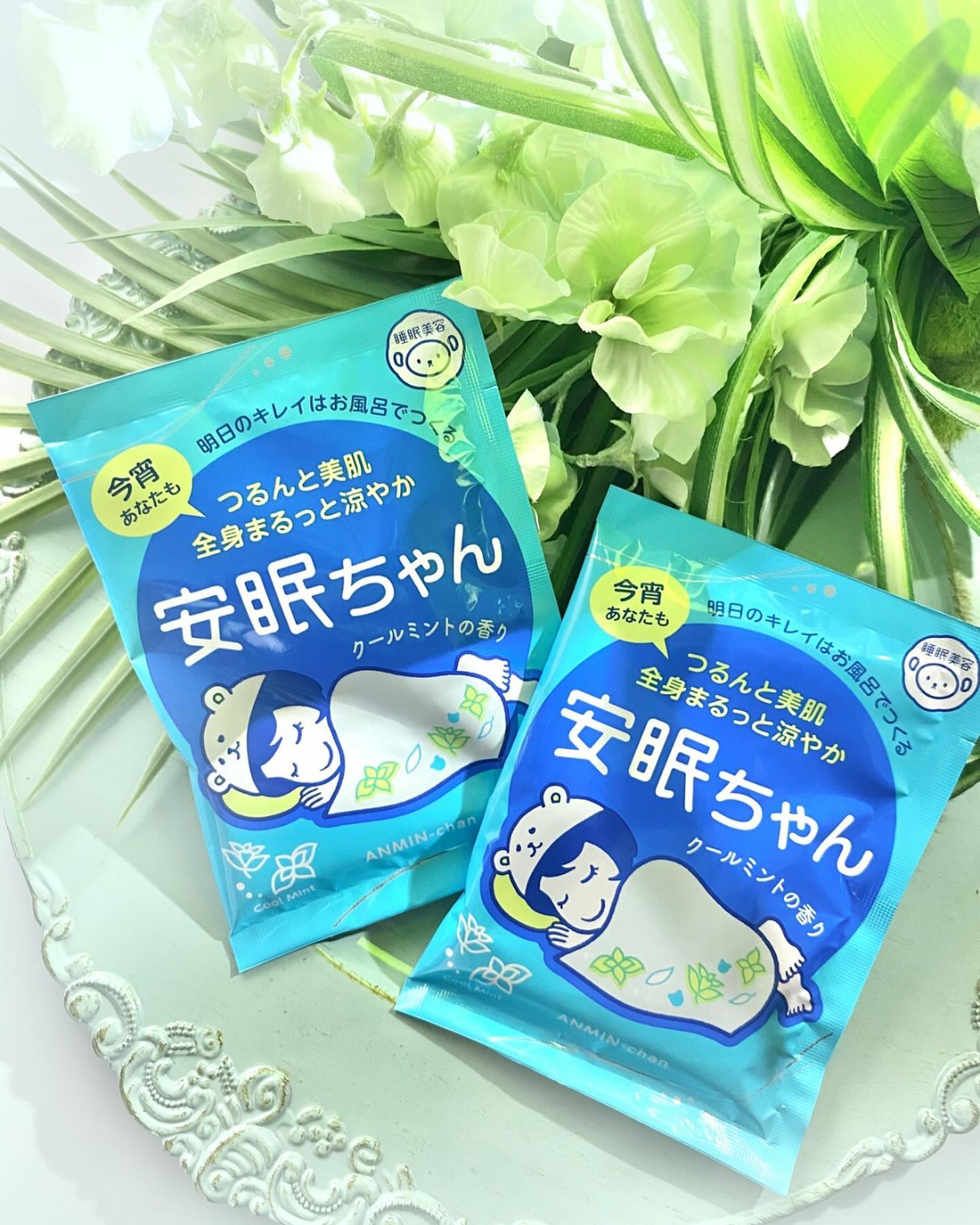 口コミ投稿：夏場にピッタリ🌙睡眠美容　安眠ちゃん　クールミントの香りハッカ油（ミント）*とメ…