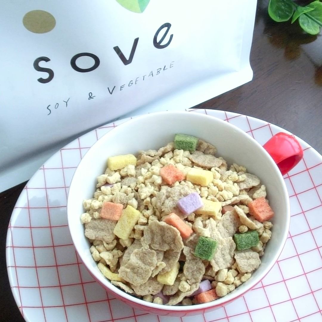 口コミ投稿：【SOVE シリアル オリジナル】我が家の朝の基本セットは、トースト、コーヒー、青汁…