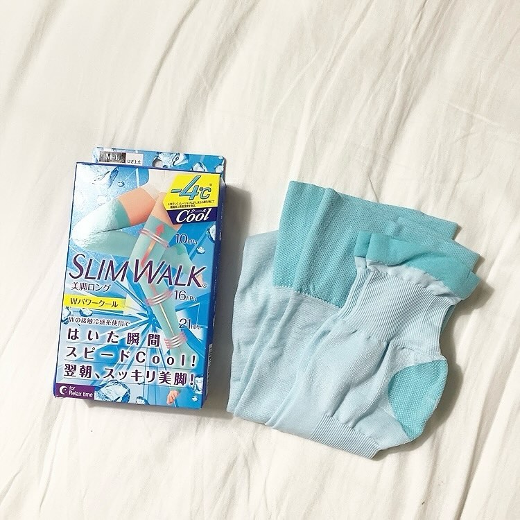口コミ投稿： ︎︎ ︎︎接触冷感糸使用で―4℃！夏限定の『 スリムウォーク　美脚ロング　Wパワーク…
