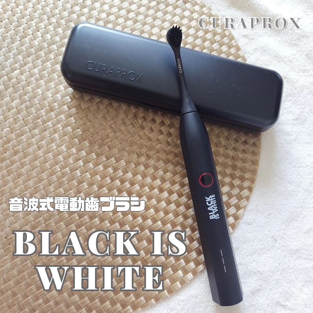 クラプロックス 音波式電動歯ブラシ ブラックイズホワイトの