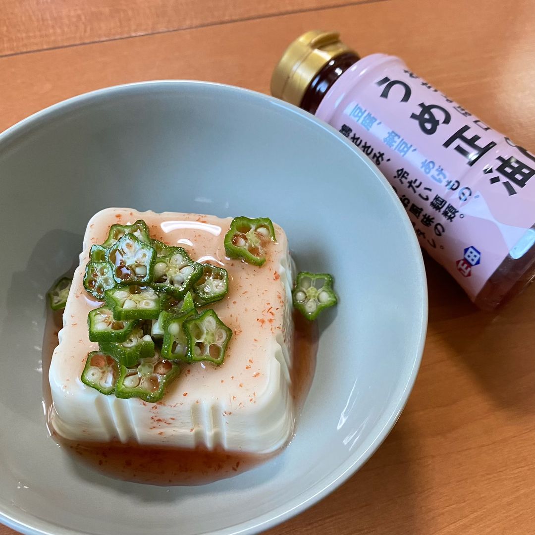 口コミ投稿：＊✨おちょぼ口　うめ正油✨夏はさっぱり梅味がいい！！っていう時に、お豆腐にかける…