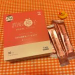 🍑コラーゲン🍑1週間くらい前から飲んでる《潤姫桃子》🍑お水要らずでそのまま飲めるからズボラな私はばんばんざい🙌🏻最近肌の調子がよくなかったのでこれ飲んで美活がんばります💪🏻🔥#PR #…のInstagram画像