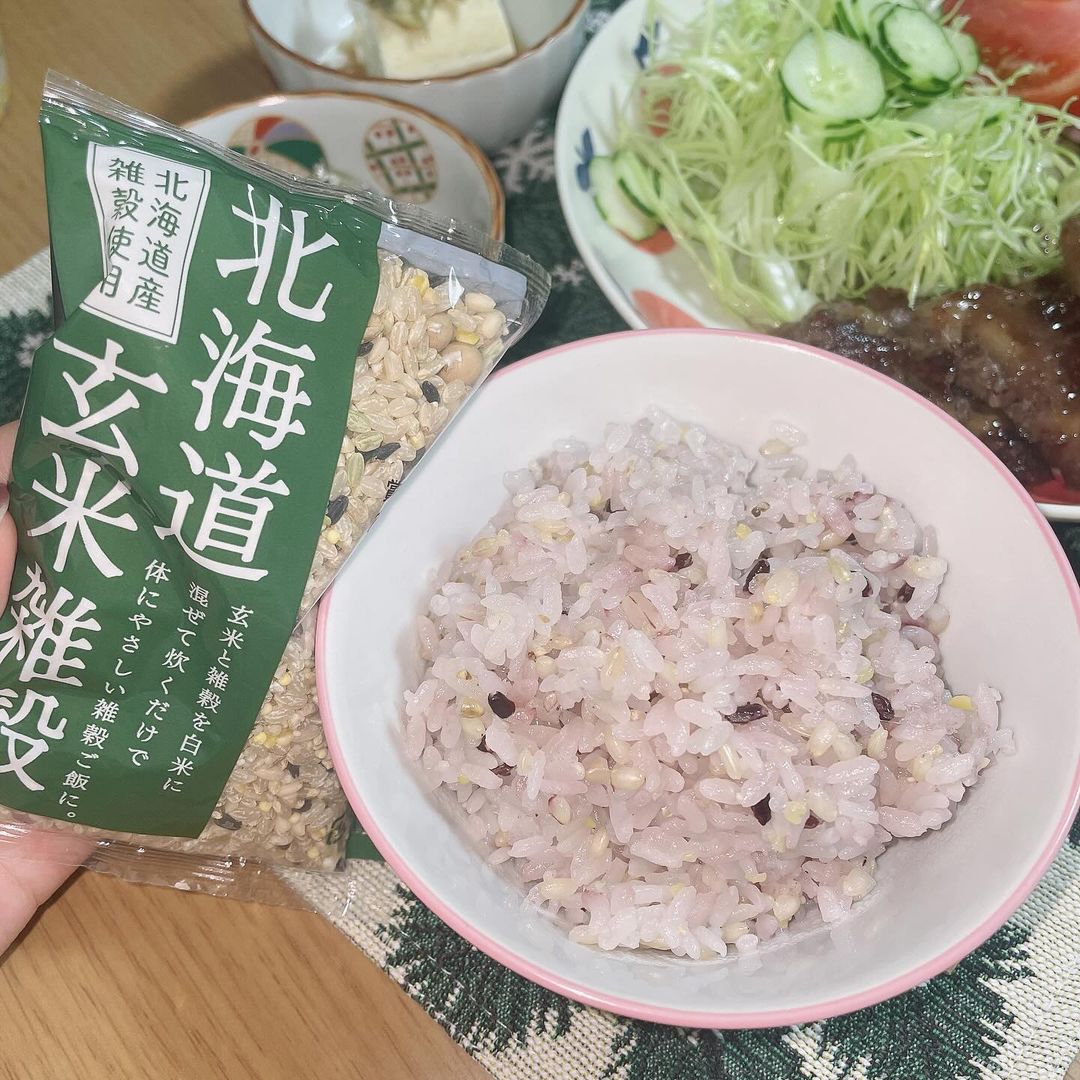 口コミ投稿：北海道産の玄米＆雑穀をブレンドした「北海道玄米雑穀」のサンプル（70g×2袋）毎日食…