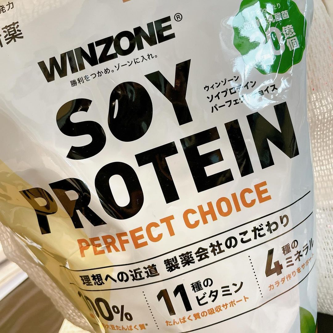 口コミ投稿：WINZONEソイプロテイン 1秒シェイクの驚きの溶けやすさ🫢⭐️飲み始めです(^^)続けてみ…