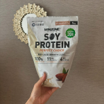 ＼WINZONEソイプロテイン PERFECT CHOICE／  アスリートからも人気のあるプロテインのWINZONEソイプロテインを1ヶ月続けてみた🥛  1秒シェイクの驚きの溶けやすさで忙し…のInstagram画像