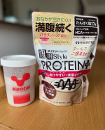 夏バテしがちなこの季節！食欲が落ちがちだけど、タンパク質は忘れずに取るようにしています✨✨大豆由来なので、女性にぴったり✨これを飲んでいると、お肌もきれいになるなぁと感じます✨✨まだまだ暑…のInstagram画像