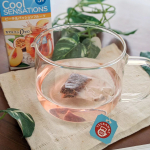ポンパドール　クールセンセーション ピーチ＆パッションフルーツ飲んでみました。ティーバッグを250mlの水に入れて、5分待つだけ。ほんのり甘いピーチの香りとパッションフルーツの爽やかな酸味で…のInstagram画像