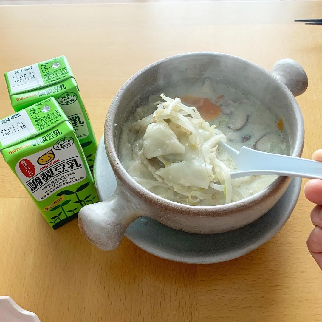 口コミ投稿：『豆乳』そのまま飲んでも👍料理に使っても🫶美味しいよねっmarusanai (マルサンアイ)(…