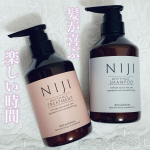ㅤㅤㅤㅤㅤㅤㅤㅤㅤㅤㅤㅤㅤㅤㅤㅤㅤㅤㅤㅤㅤㅤㅤㅤㅤㅤNIJI RHYTHMICシャンプー&トリートメントを使う前は湿度が高い夏場に汗をかくと髪にうねりがでてきてました！また髪の広がりもあり膨張し…のInstagram画像