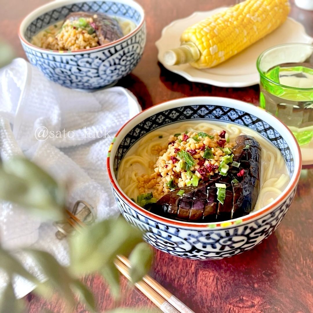 口コミ投稿：...蒸し暑い日には冷たい麺が食べたくなる😋今日は冷製豆乳担々麺を作ったよ🍜肉味噌に…