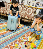 #PRKids carry case for children🧳Traveling with children becomes more comfortable🚄It was so fun to…のInstagram画像