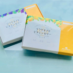 コラゲネイドビタミンゼリー2種類〈グレープ味〉& 〈柚子レモン味〉の紹介ですこちらはコラーゲンペプチドだけでなく、ビタミンB1、B６、ビタミンCなどの成分も一緒に摂ることができる手軽なスティックゼ…のInstagram画像