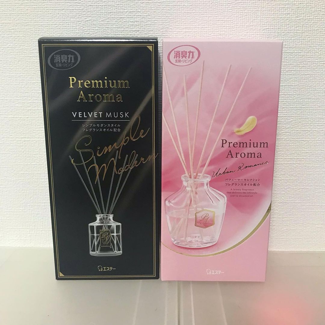 口コミ投稿：.我が家の玄関には消臭力のプレミアムアロマのリードディフューザーを置いています！…