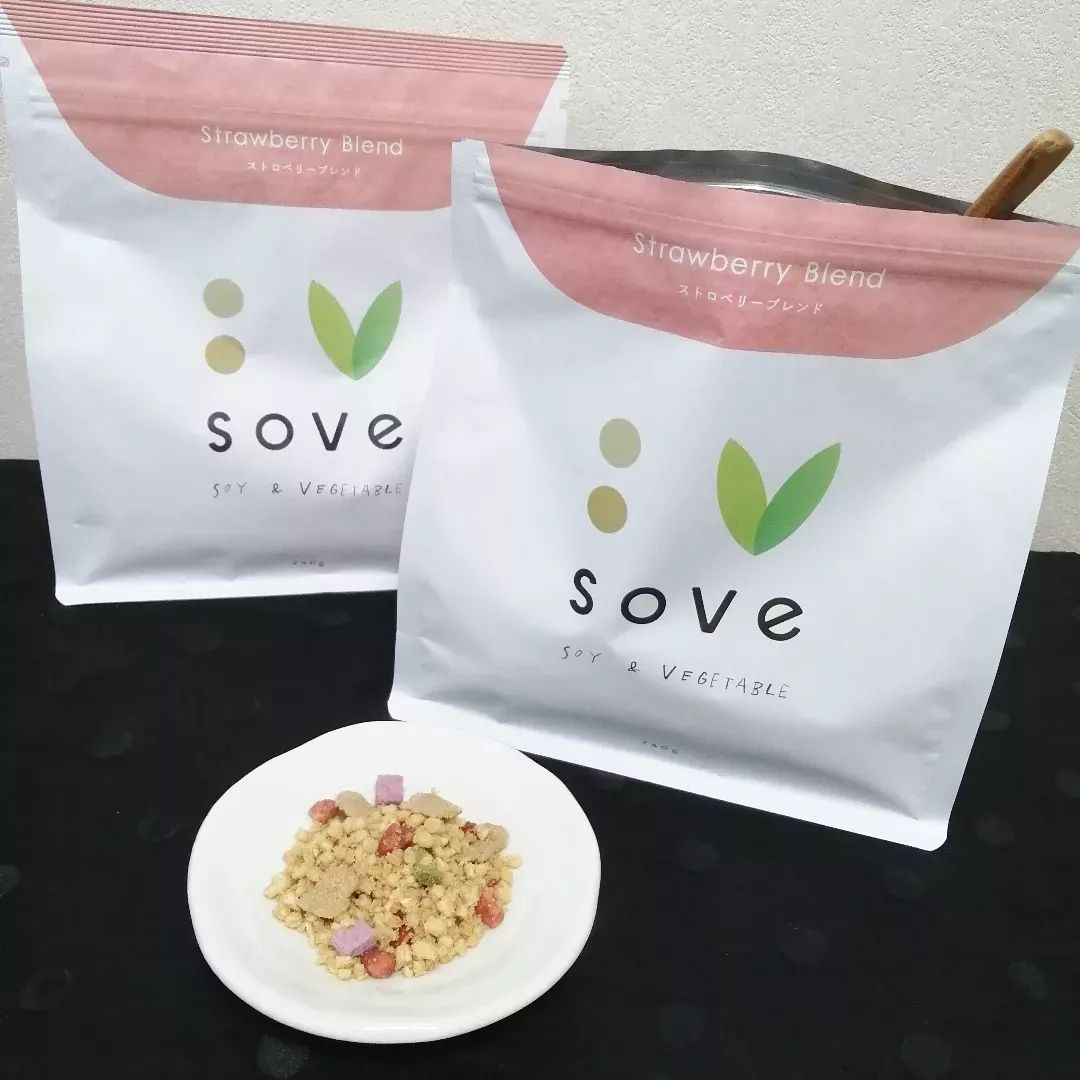 口コミ投稿：🍓SOVE シリアル ストロベリーブレンド🍓バランスの良い食生活を送りたいと思いつつ、…