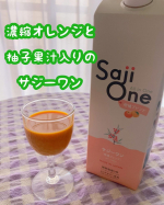 𖤘𖦥有機JAS認定原料のビコアサジーに濃縮オレンジと柚子果汁が入った【サジーワン柑橘ブレンド】‪🍹🧡爽やかな酸味が美味しく、冷たいお水で割って飲むとスッキリ‼️暑い日にピッタリです✨️鉄分…のInstagram画像