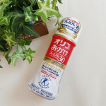 『オリゴのおかげ』のプレミアムタイプ定番のヨーグルトにかけてみました。優しい甘さでヨーグルトにピッタリ✨パンケーキや、フレンチトーストとかにも良いなー！私はコーヒーには豆乳のみなので、入れな…のInstagram画像