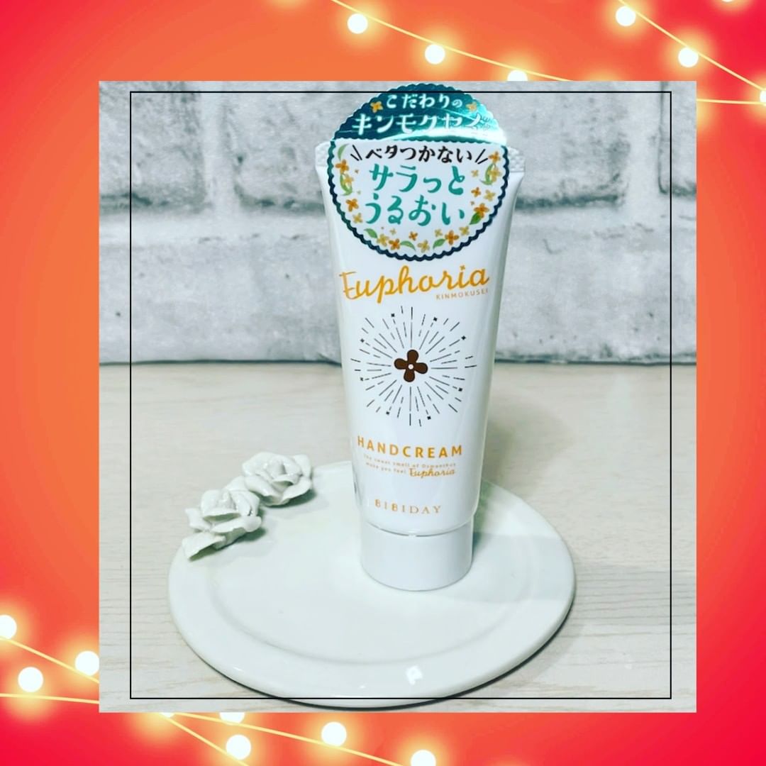口コミ投稿：BIBIDAY・Euphoria キンモクセイ ハンドクリーム 30gふわっっとキンモクセイのフルー…