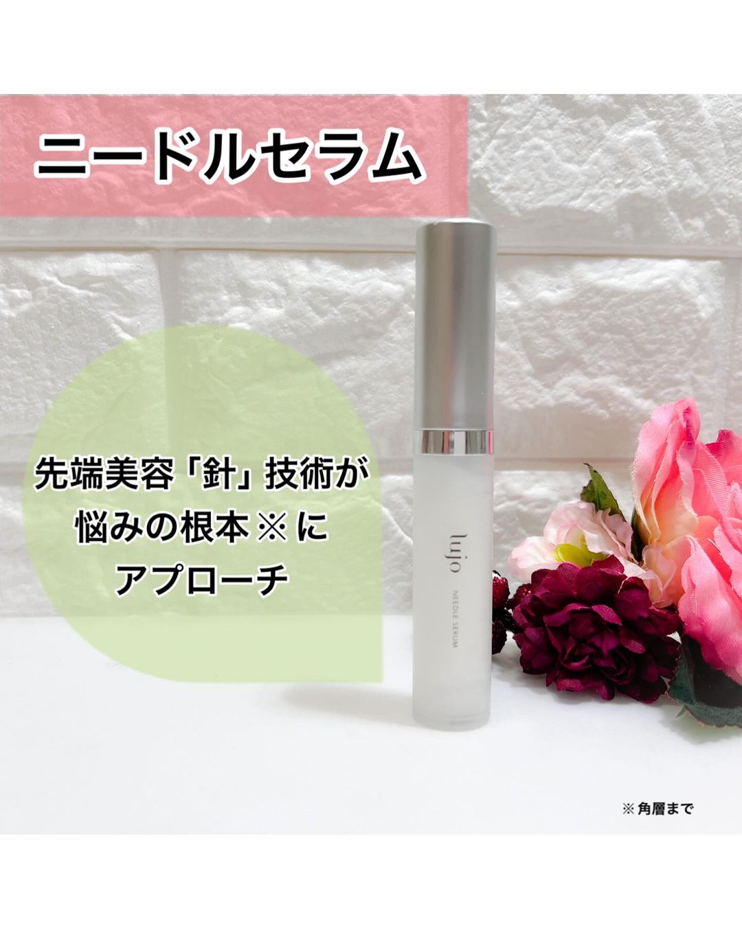 口コミ投稿：ニードルセラム美容成分をまとった針状のスピキュールで寝ている間に針が美容液を運…