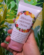 ナレル（Nalelu）のモニター品《20FRUITS フルーツスムージークリーム》乾燥肌が気になる方にオススメだそうです　乾燥対策として使っています部分的に乾燥していてかゆかったりするので…のInstagram画像