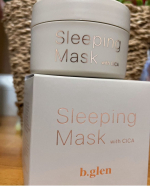 『b.glen スリーピングマスク with CICA』肌荒れやダメージケアに優れた植物成分「CICA（シカ）」を独自の浸透テクノロジーでカプセル化し、他にはない「高浸透処方」で、日中に受けた紫…のInstagram画像