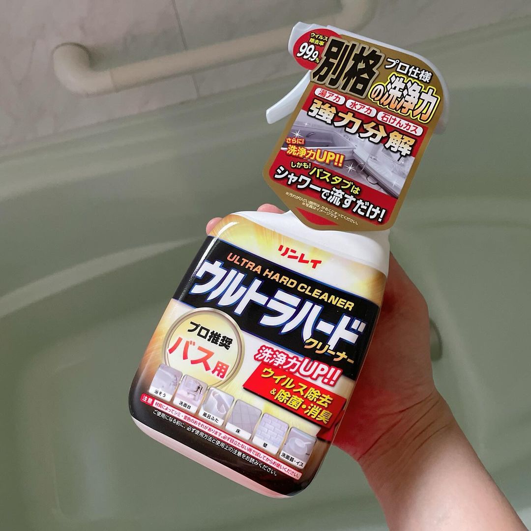 口コミ投稿：ウルトラハードクリーナー　バス用✨お風呂掃除って、意外にごしごし力がいるし、なか…