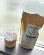 スリモアコーヒーの、プロテインミックスにはまっております！！すぐ溶けるし、チョコ系プロテインととても合う！#PR #新日本製薬株式会社 #スリモアコーヒー #コーヒー習慣 #ずるいコーヒー #sli…のInstagram画像