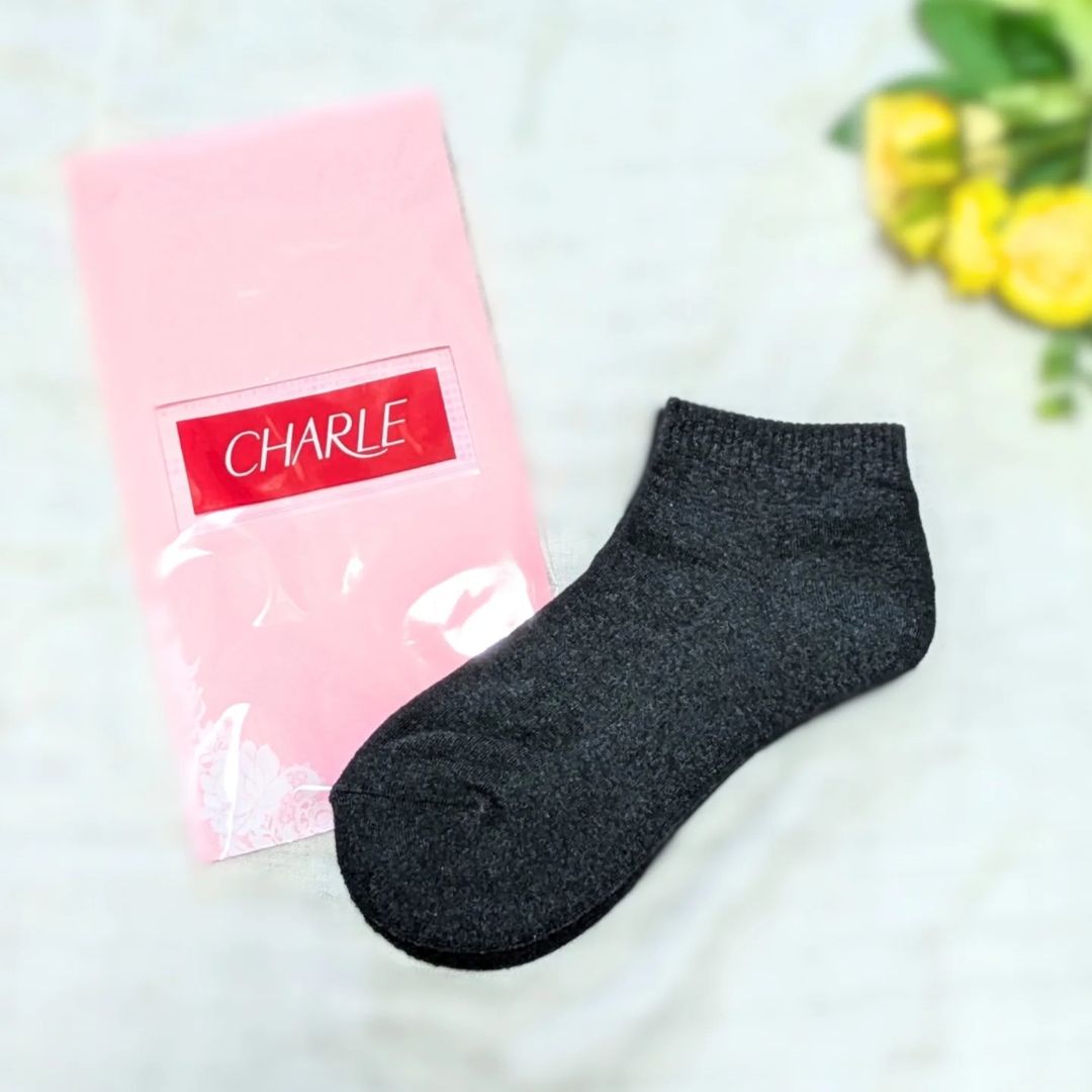 口コミ投稿：シャルレ「アンクル丈ソックス」を履いてみた！綿混素材で快適✨優しい肌触りと吸汗速…