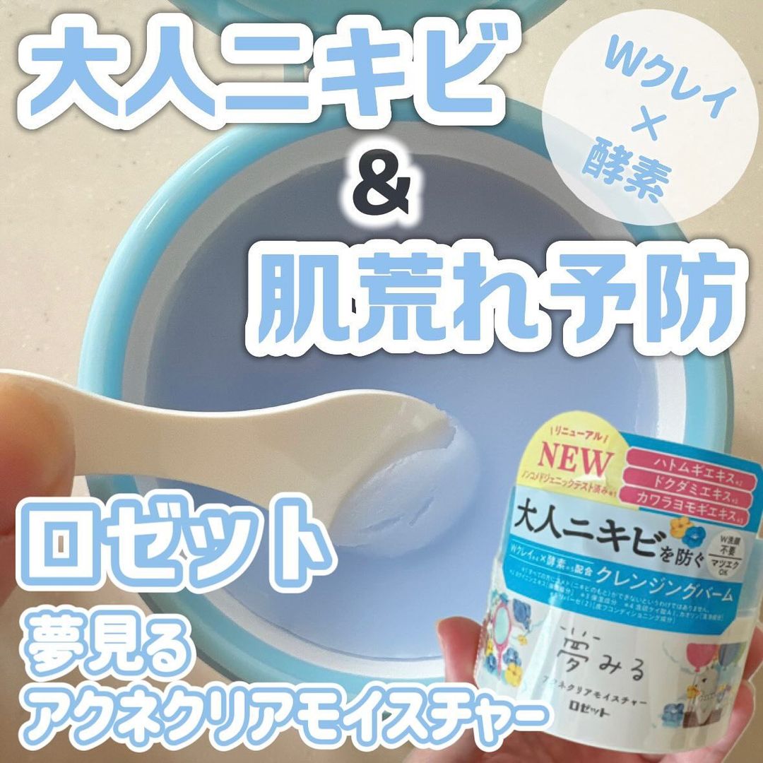 口コミ投稿：他の投稿をみる ▷▷@nagi_skin_care⁡⁡⁡ロゼット夢見る アクネクリアモイスチャー90g ¥…
