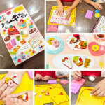 ♡お米のねんど♡幼稚園児&小学校低学年の兄弟2人に遊んでもらいました！♡こちらはケーキ屋さんになれるセット🥰🥰セット内容は粘土と型抜きや型押しが入っていて、粘土は赤、青、黄、白の4色でした♫…のInstagram画像