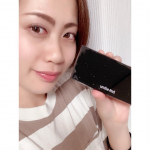 プロ用ミネラルファンデーション！カバー力抜群のアンジエンドステージパウダー✨しっかり使ってみたよ！ブラックのパッケージで大人っぽいデザイン💕メイクが気になる男性でも使えそう☺️✨超微粒子…のInstagram画像