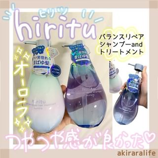口コミ投稿：。hiritu（ヒリツ）@hiritu_official バランスリペアシャンプー&トリートメント。オ…