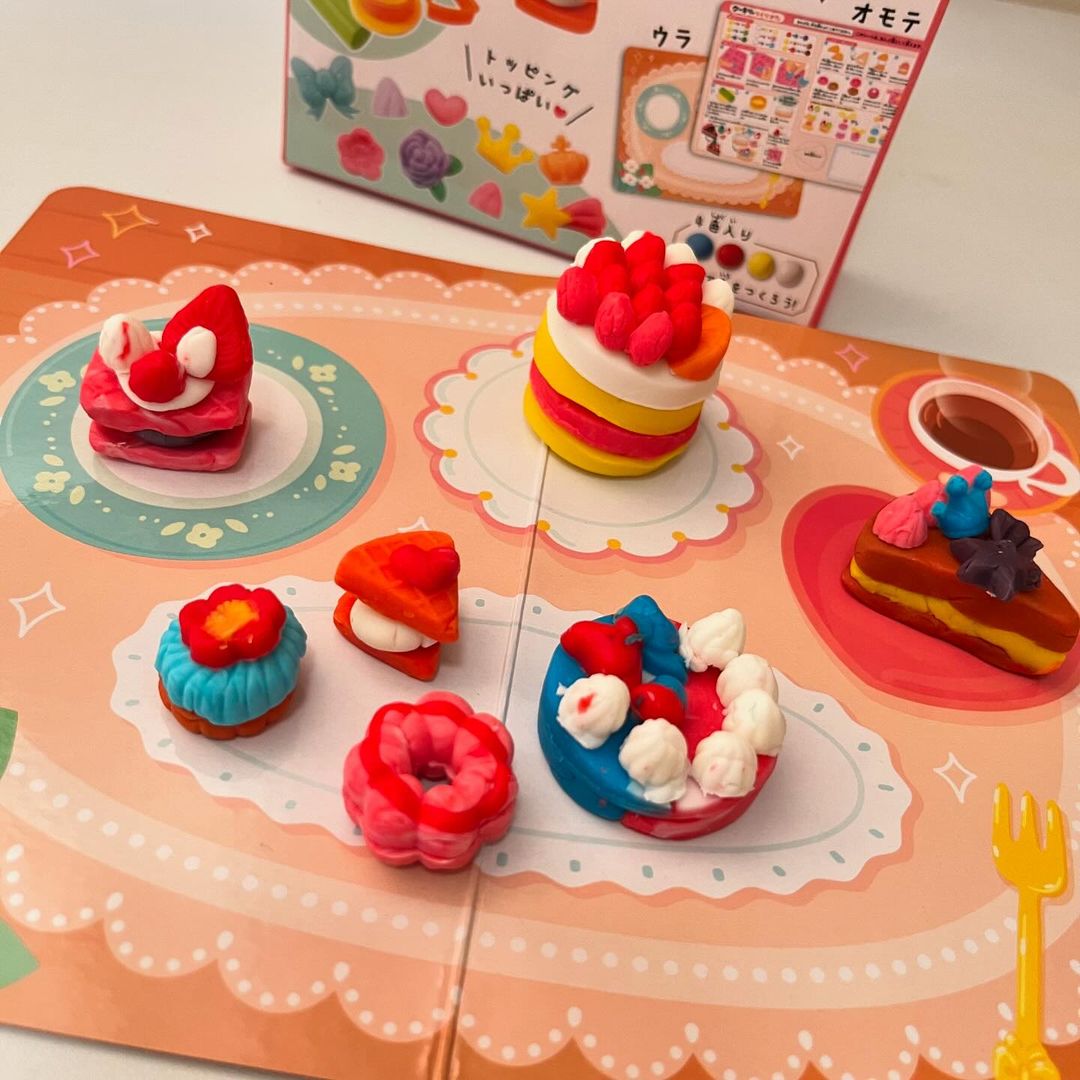口コミ投稿：・・【お米のねんど】ねんどでうくるケーキ屋さんセット♪小4小5の年子姉妹で作製。こ…