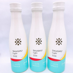 今回はSHUSHU Lightsを使用しました😊手に取りやすい軽やかなボトルデザイン、フルーティーな香りとやさしい甘さ、心地よいアルコール感（8.5%）を実現した日本酒になっております✨「日本酒を…のInstagram画像
