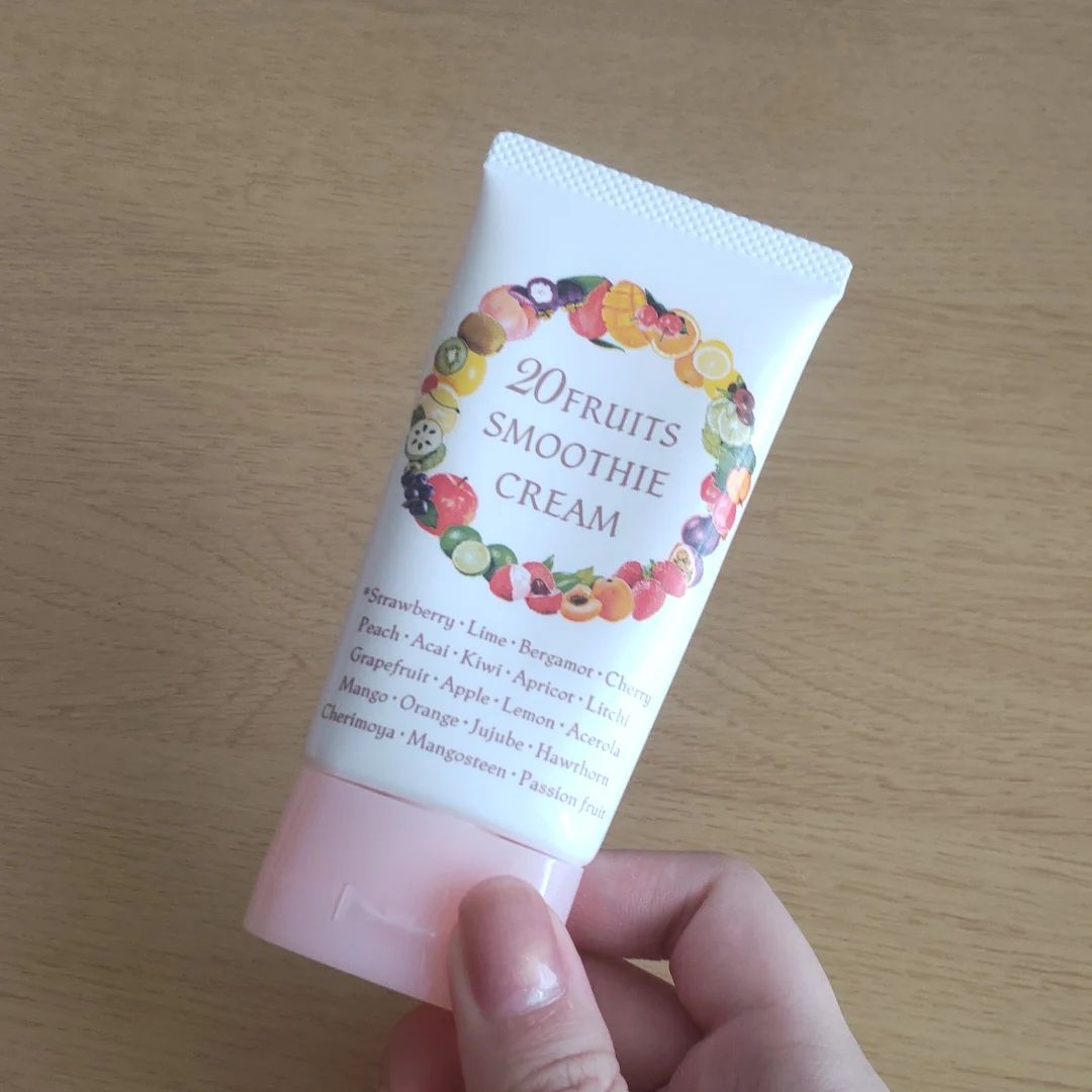 口コミ投稿：Nalelu様にご提供いただき、「20FRUITS SMOOTHING CREAM」をモニターさせていただき…