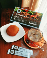 StyleBarista　ビビタキコーヒー☕インド産コーヒーにスーパーフード「ヒビタキ」をブレンドしたこちらのコーヒー☕温冷どちらでも飲めて、さっととける顆粒タイプ。私は温かいのと冷たいのどち…のInstagram画像