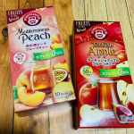 ドイツの老舗ハーブティーブランド♪「ポンパドール」の人気シリーズ『フルーツ オブ ザ ワールド』飲んでいます。世界の果実のおいしさを詰め込んだハーブティーで、今回のお味は地中海ピーチ＆ター…のInstagram画像