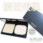 un the endステージパウダー　〈ナチュラルオークル〉4,620円（税込）Point ˊ˗◎超微粒子モイストミネラルが肌に密着　シミ・毛穴を自然にカバー◎ 汁・皮脂に強く、崩れな…のInstagram画像