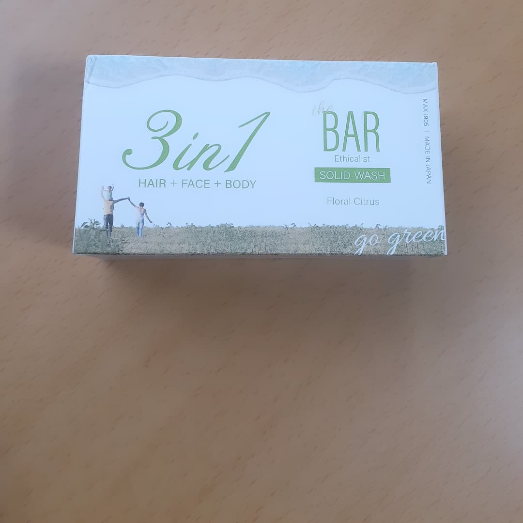 口コミ投稿：The BAR 3in1 SOLID WASH（全身洗浄料）120gフローラルシトラスの香り全身洗える固形…