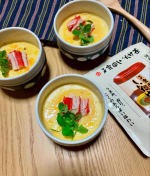※前日が洋風の夕ご飯だったので、今夜は和食が食べたい気分。我が家定番のレンジでできる茶碗蒸しを作りました。味付けに使ったのは、玉露園さまの「しいたけ茶」です。卵を溶いて、水を入れて味付けはし…のInstagram画像