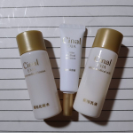 医薬品のビタミンCのシナールブランドから、スキンケア製品が出ているってご存知でしたか？シミとくすみが気になるので、シナールエクシア トライアルスタンダードキット（医薬部外品）を使ってみました。ト…のInstagram画像