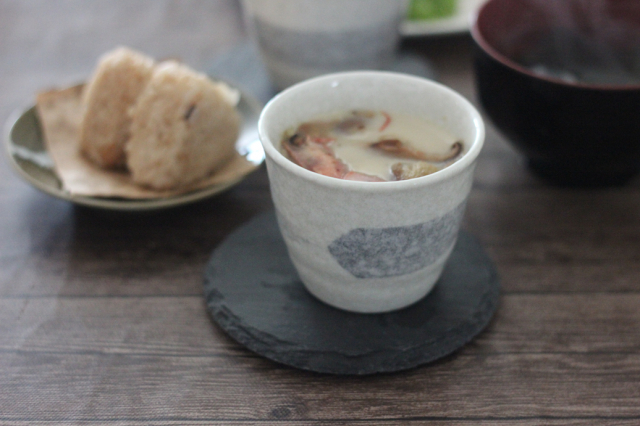 口コミ：【モニター】しいたけ茶で栗と椎茸の茶碗蒸しの画像（1枚目）