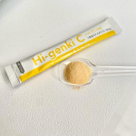 ＊ビタミンの補給に🍋ハイ・ゲンキC🍋酸味が強くないので酸っぱいのが苦手な私も飲みやすい！！甘酸っぱいというよりは、塩味も感じる風味でした。サラサラな粉がスッと入って来るので、食後の新習…のInstagram画像